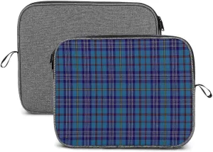 Clan Rutherford Tartan Large Capacity Portable Laptop Case Unisex