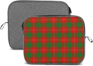 Clan Rutherford Tartan Large Capacity Portable Laptop Case Unisex