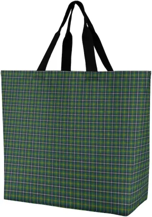 Clan Stevenson Tartan Large Capacity Single Shoulder Shopping Bag, Fashionable Shopping Bag
