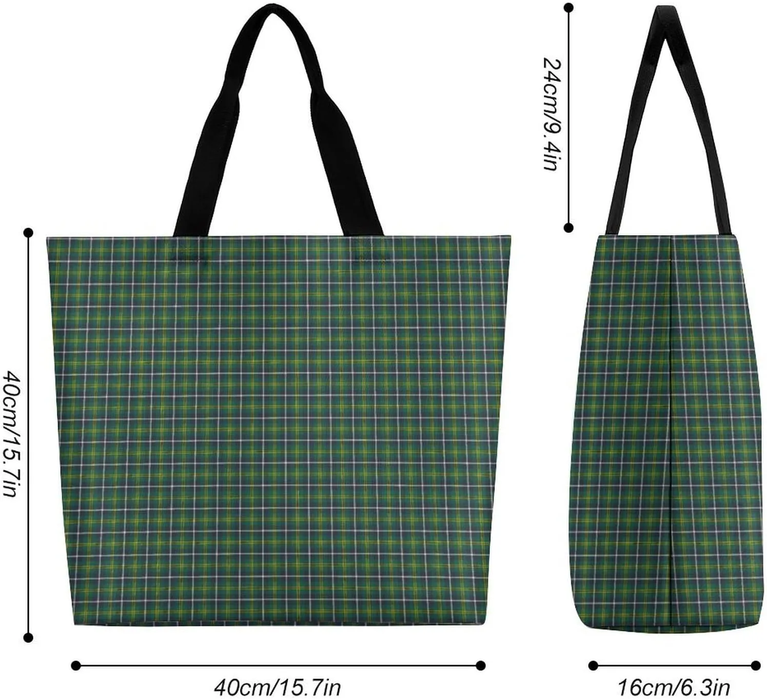 Clan Stevenson Tartan Large Capacity Single Shoulder Shopping Bag, Fashionable Shopping Bag