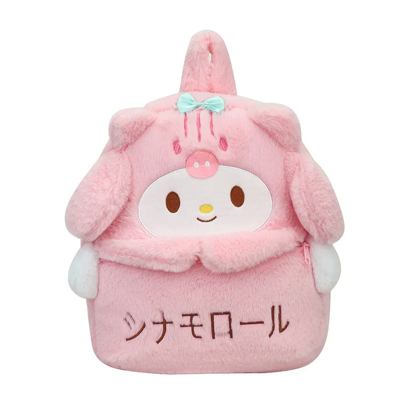 Clow Cute Hello Kitty Large Capacity Soft Backpacks