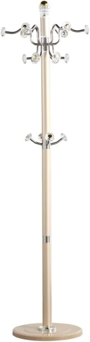 Coat Rack Stand Floor Metal Coat Rack Bedroom Rotatable Coat Rack Living Room Corridor Single Pole Heavy Duty Coat Rack for Handbag Coat Floor Standing Coat Rack