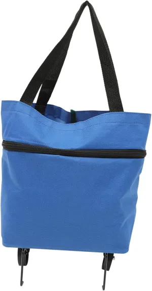 Collapsible Tey Bag with Shoulder Strap Storage Pouch for Outdoor Shopping Grocery Laundry Travel