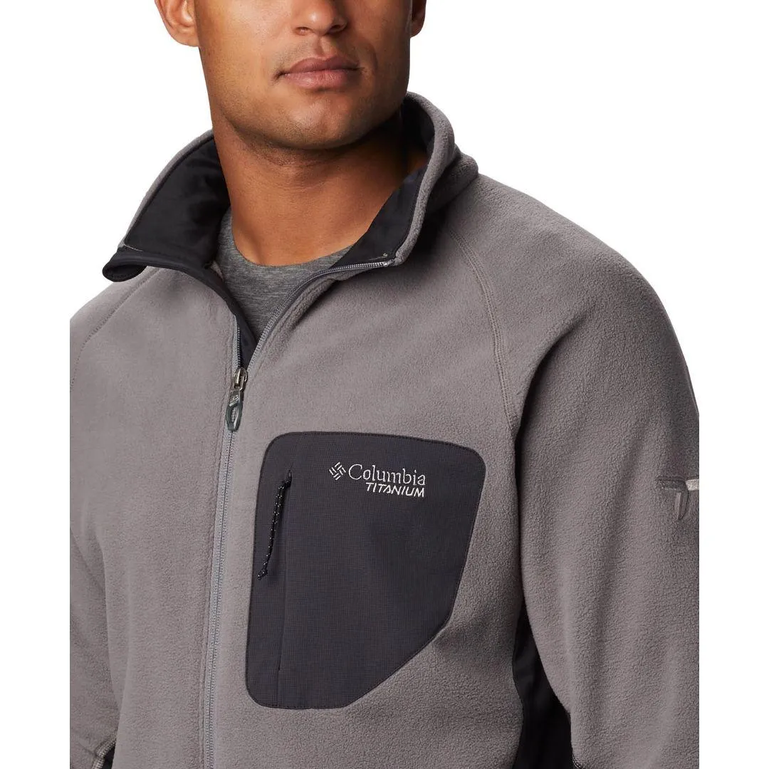 Columbia Men Grey Titan Pass 2.0 II Fleece Jacket