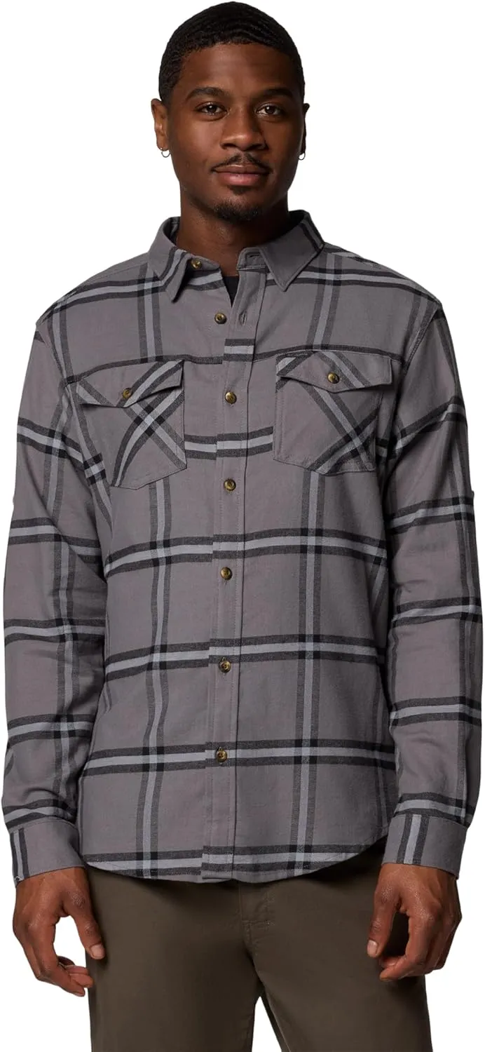 Columbia Men's Bearmouth Springs Roll Up Long Sleeve Flannel Shirt
