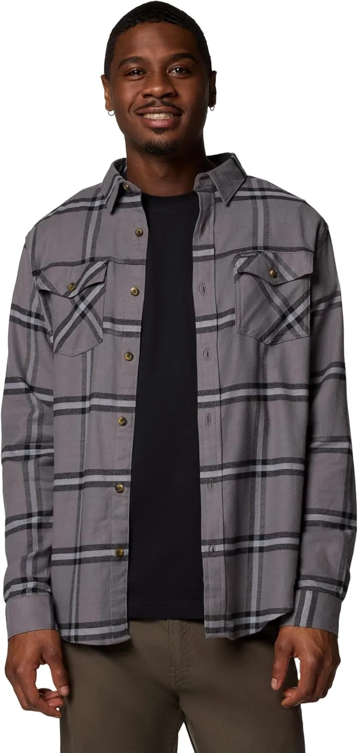 Columbia Men's Bearmouth Springs Roll Up Long Sleeve Flannel Shirt