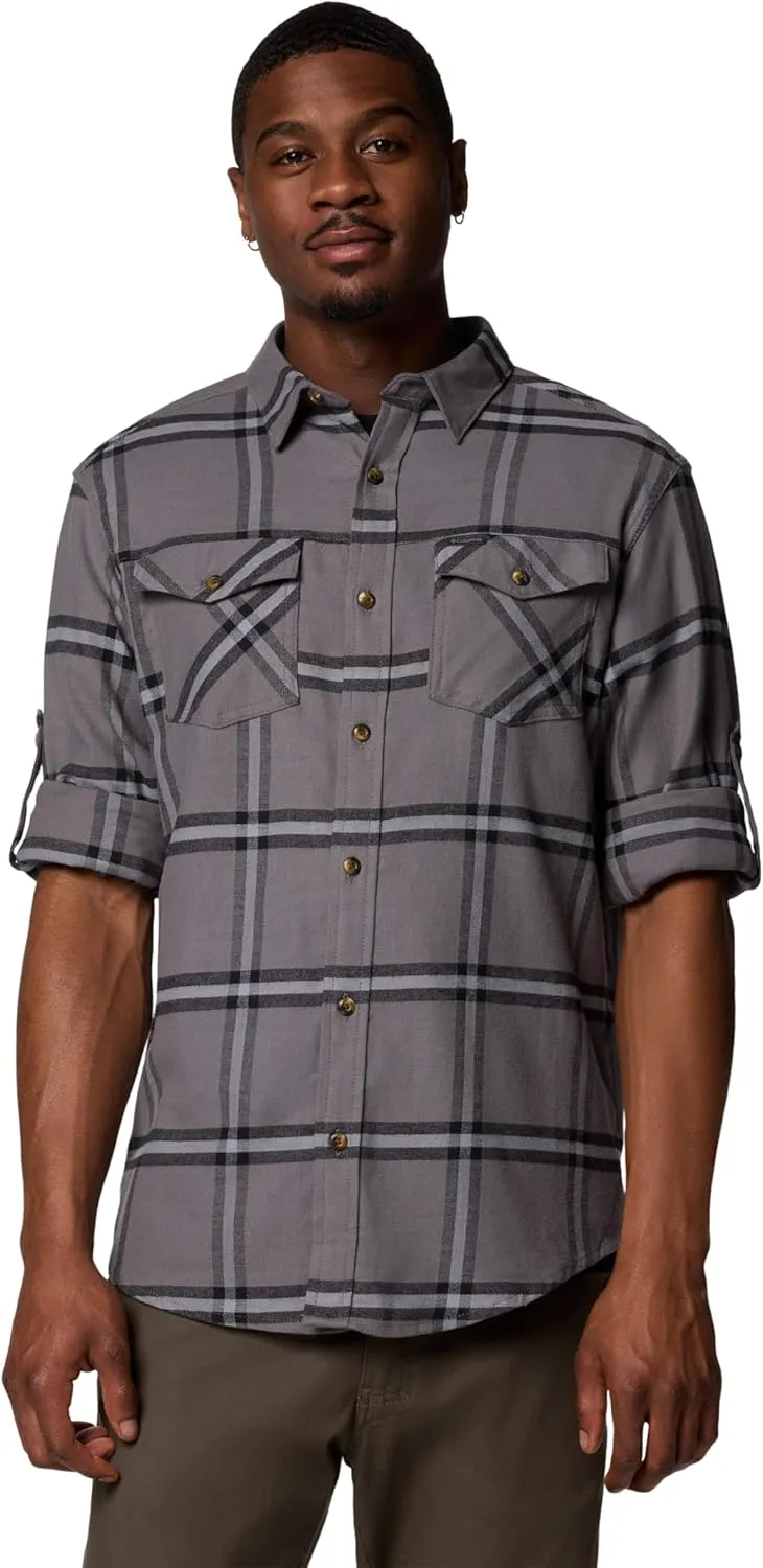 Columbia Men's Bearmouth Springs Roll Up Long Sleeve Flannel Shirt