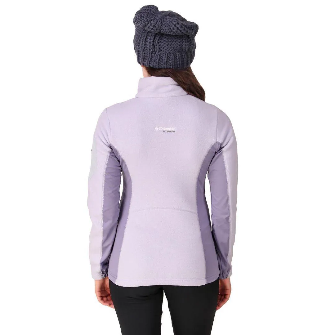 Columbia Women Purple Titan Pass 2.0 II Fleece Jacket