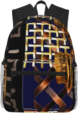 Contemporary Afrocentric Abstract Lightweight Packable Backpack Travel Casual Hiking Daypack Foldable Backpack For Men Women