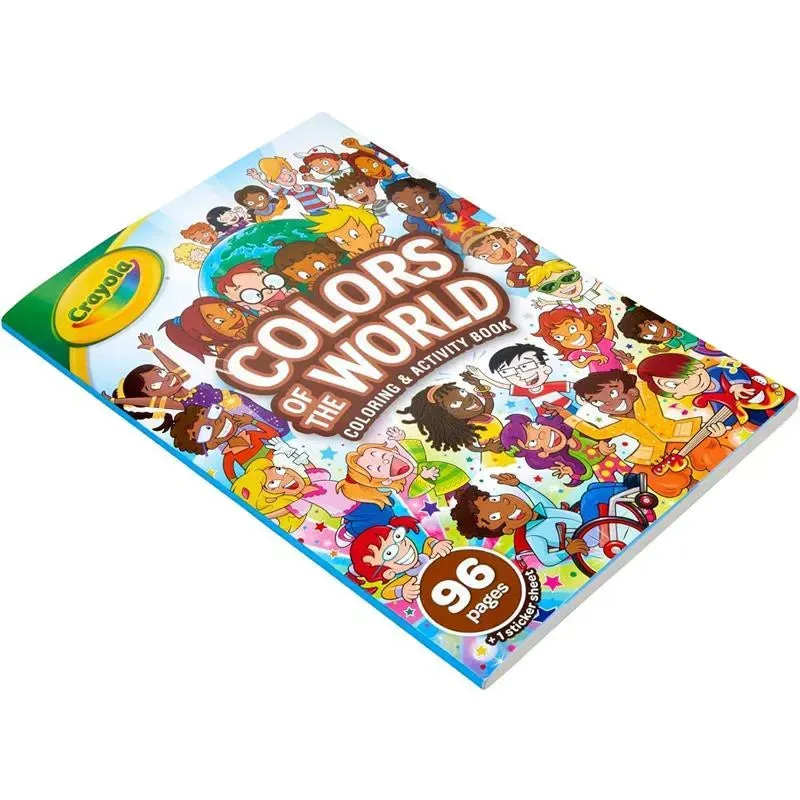 Crayola - 96-Page Coloring Book, Colors Of The World