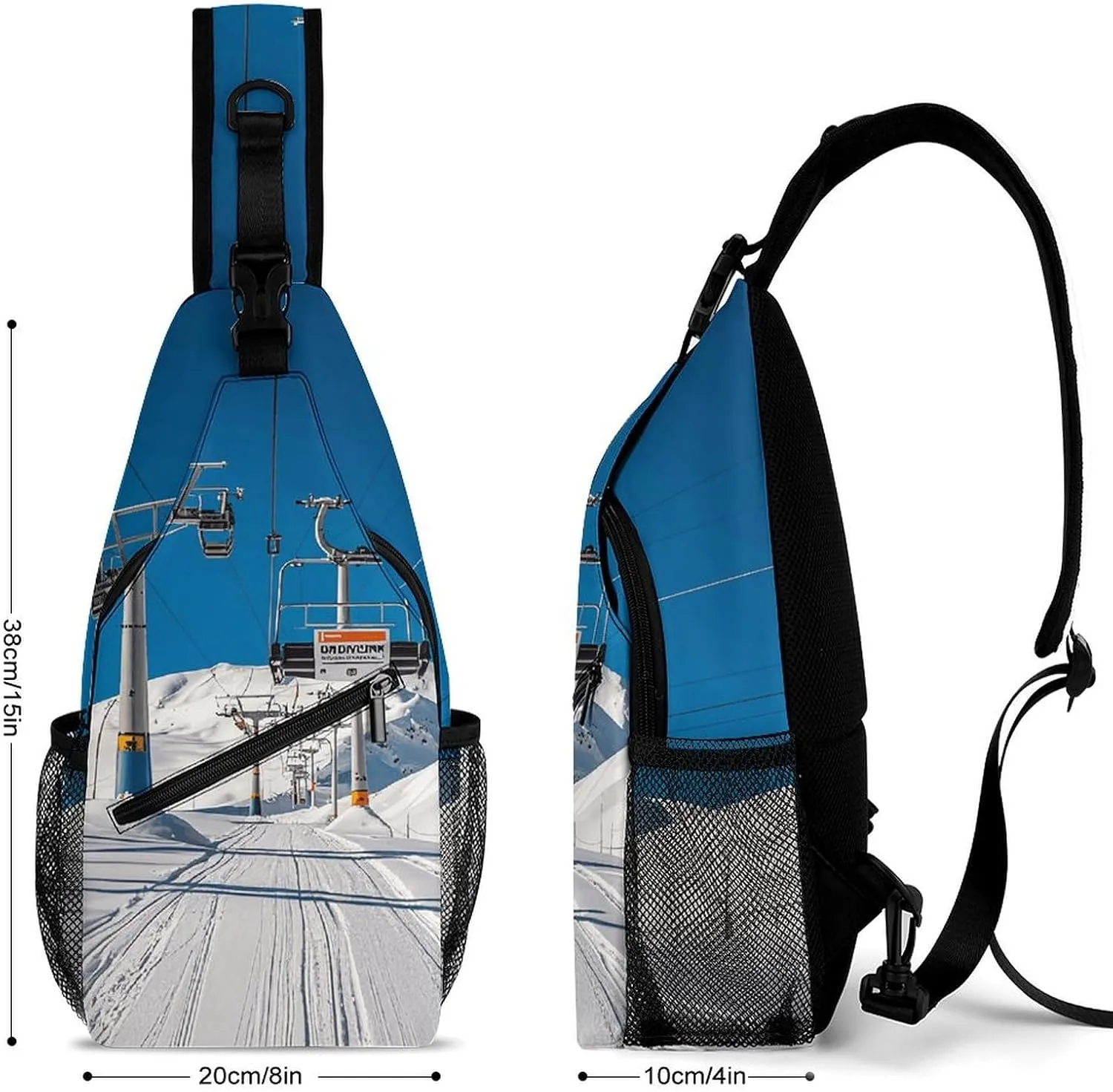 Crossbody Sling Bag Rose Flower of Many Backpack Sling Bag Travel Hiking Chest Bag Shoulder Bag Daypack