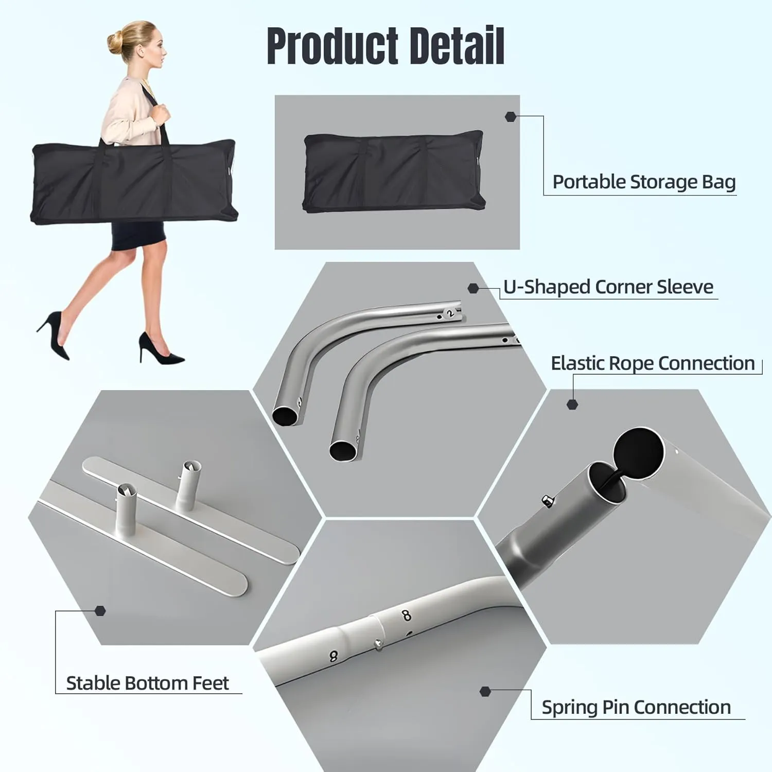 Custom Straight Backdrop 7.5x10 Ft Trade Show Display Tension Fabric Banner, Personalized Step and Repeat Backdrops for Booth Conference Weddings Parties Photography(Graphic with Aluminum Stand)