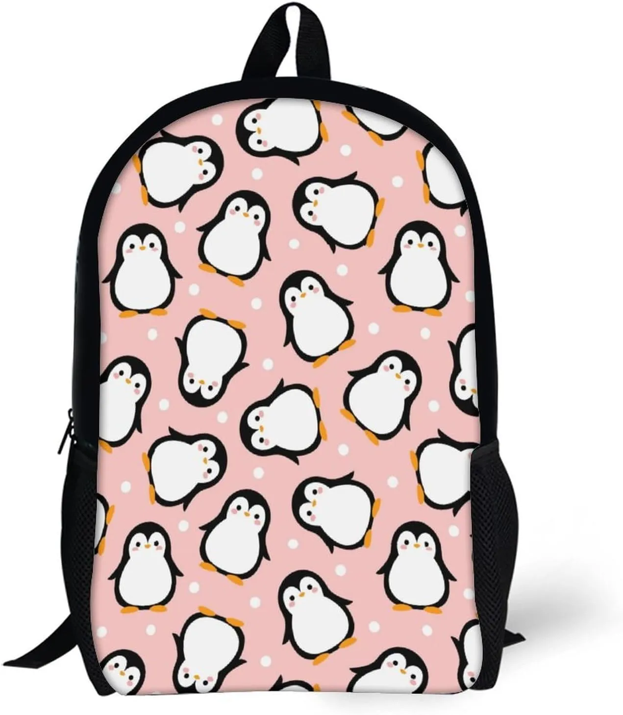 Cute Animal Penguin Backpack Lightweight Waterproof Backpacks Laptop Backpack for Unisex Casual Travel Daypacks Large Capacity
