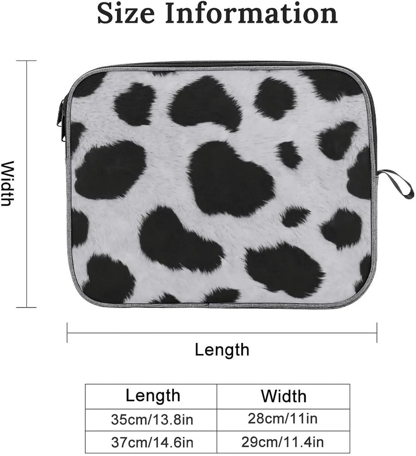 Cute Cats Head Large Capacity Portable Laptop Case Unisex