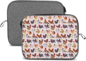 Cute Cats Head Large Capacity Portable Laptop Case Unisex