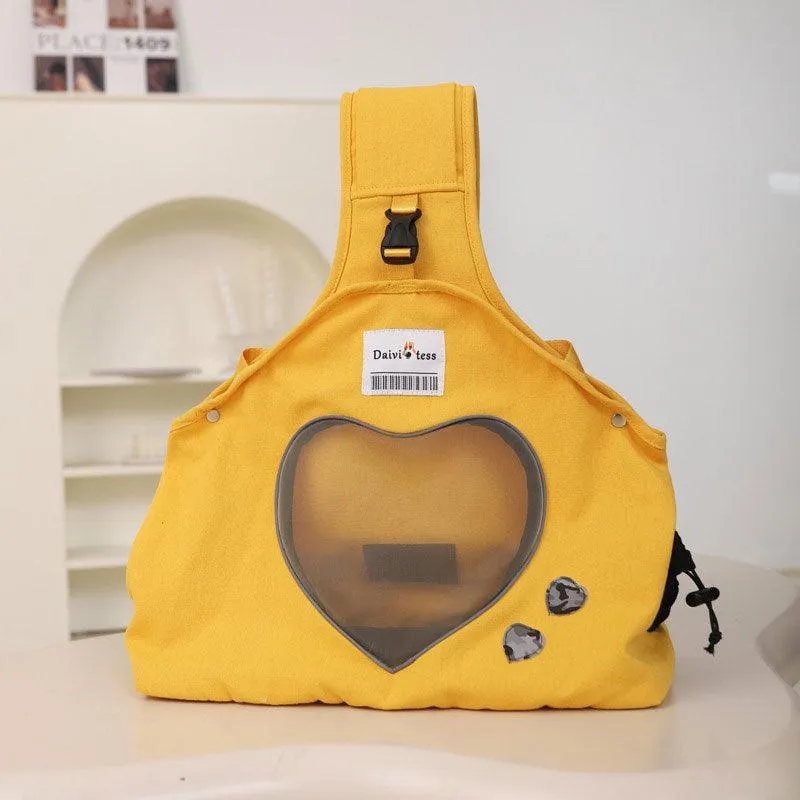 Cute Chest Front Pack Cat Carrying Backpack