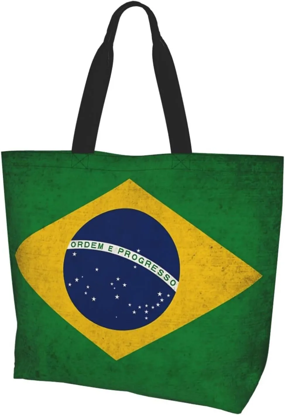 Cute Flag Tote Bag For Women Men Gifts Large Reusable Shopping Bags for Beach, Travel,Gym,Yoga