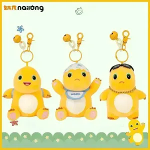 Cute Milk Dragon Plush Keychain