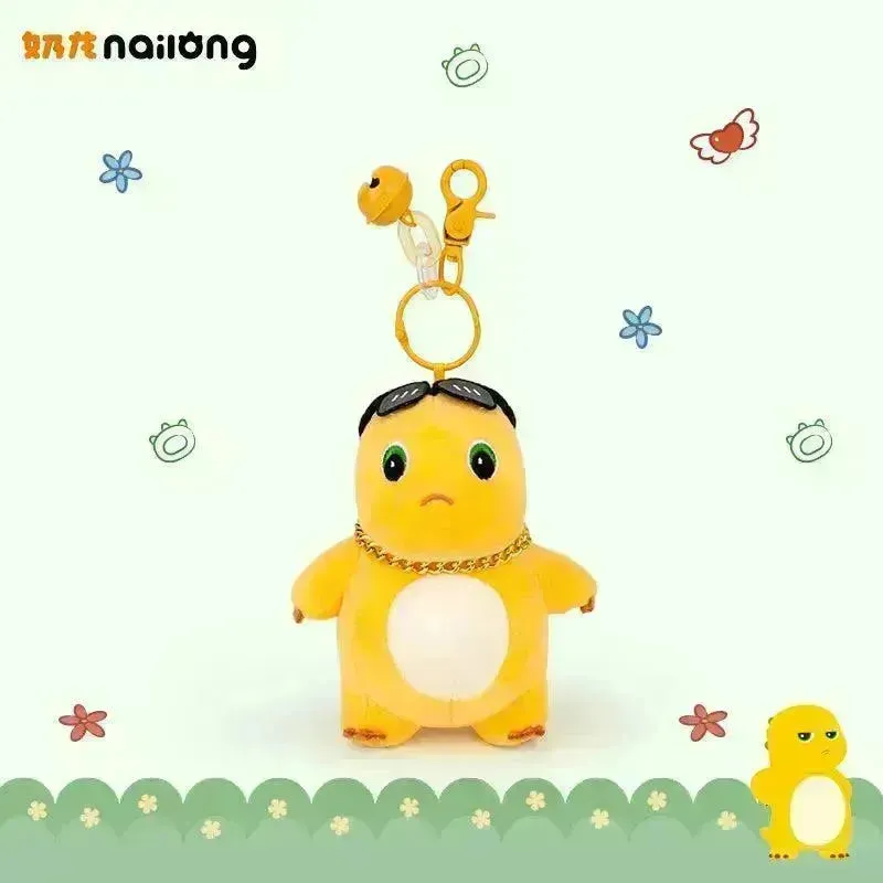 Cute Milk Dragon Plush Keychain