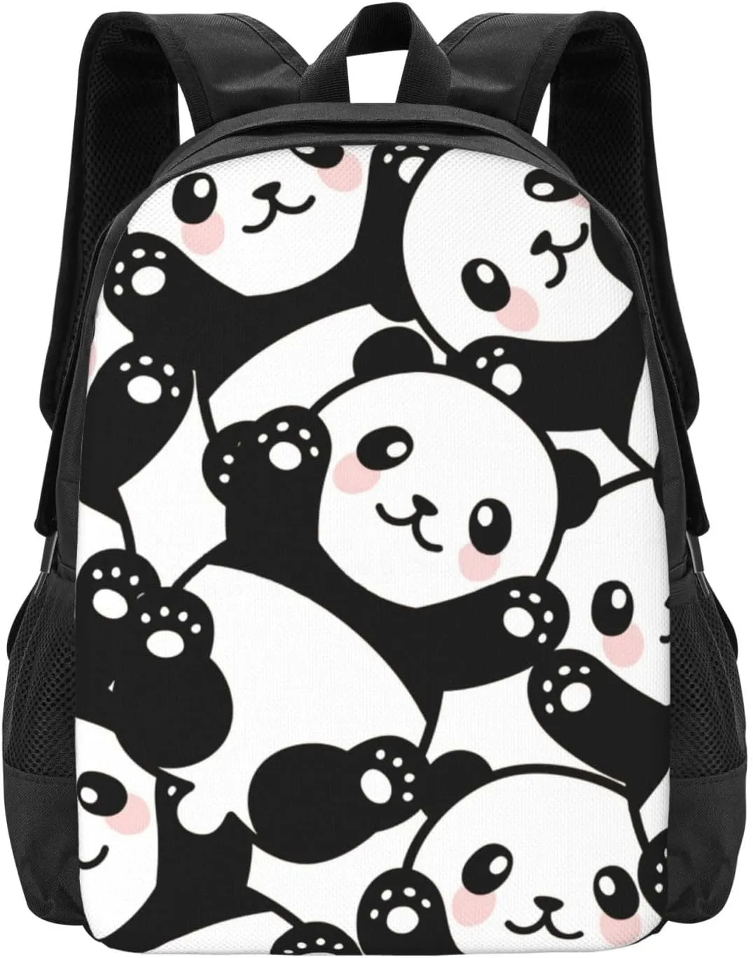 Cute Panda Lightweight Packable Backpack Travel Casual Large Capacity Daypack Foldable Backpack For Men Women