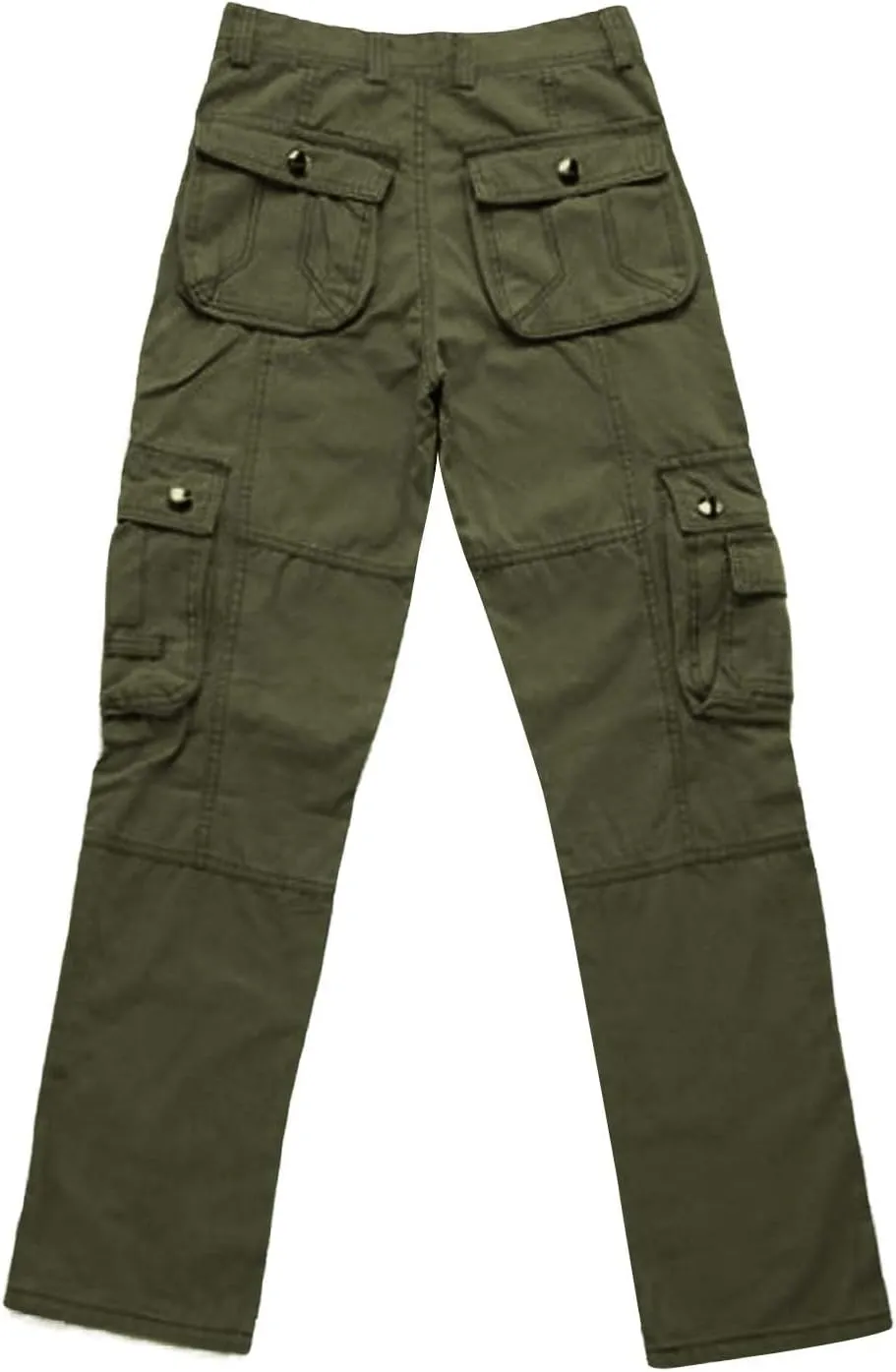 Dademeo Men Military Cargo Pants Combat Trousers Cotton Straight Leg Stretchy Active Pants Athletic Travel Pants with Pockets