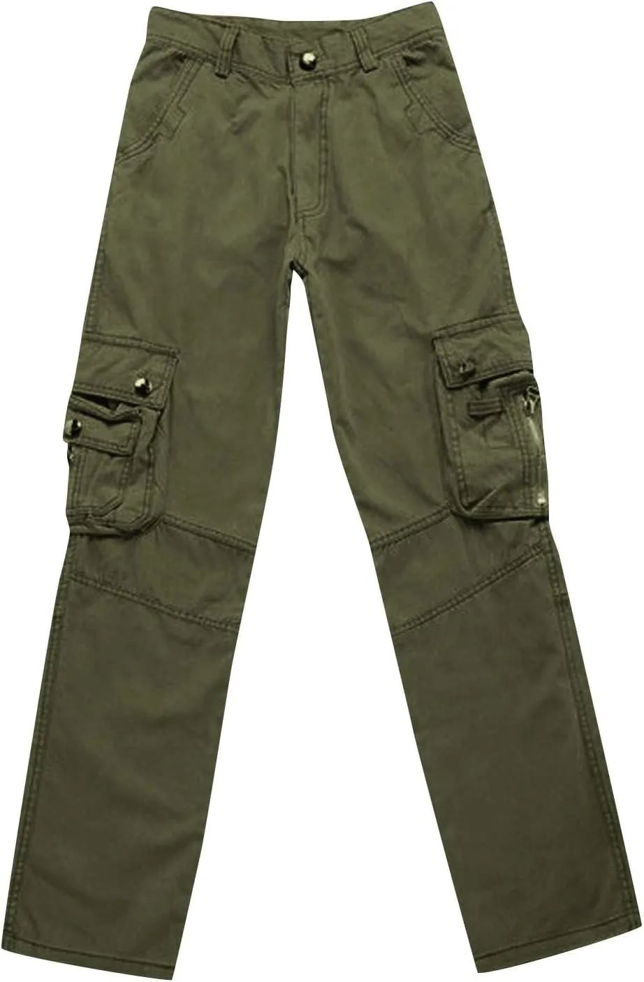 Dademeo Men Military Cargo Pants Combat Trousers Cotton Straight Leg Stretchy Active Pants Athletic Travel Pants with Pockets