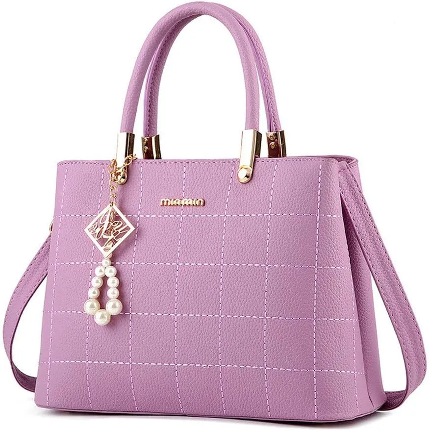 Dayfine Women's Handbag PU Pendant Elderly Large Capacity Shoulder Shopping Bag