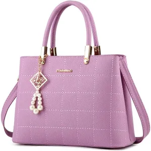 Dayfine Women's Handbag PU Pendant Elderly Large Capacity Shoulder Shopping Bag
