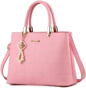 Dayfine Women's Handbag PU Pendant Elderly Large Capacity Shoulder Shopping Bag