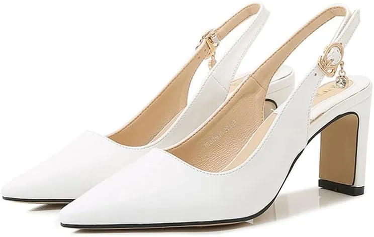 Dear Time Women Sexy Backless Pointy Toe High Heeled Pump Sandals，Patchwork Transparent Wedding Dress Pumps