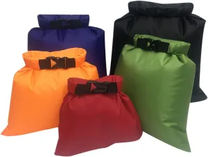 DECHOUS Waterproof Dry Bag Backpack 5 Piece Set for Kayaking Boating Camping Waterproof Storage Bag for Travel Random Color