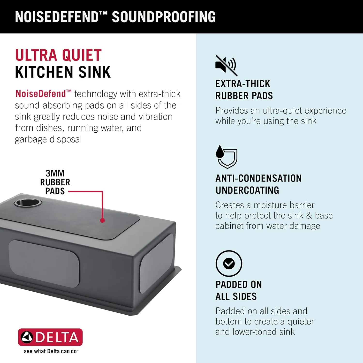 DELTA FAUCET 95B932-32S-SS Lorelai Workstation Kitchen Sink Undermount Stainless Steel Single Bowl with WorkFlow Ledge and Chef’s Kit of 6 Accessories