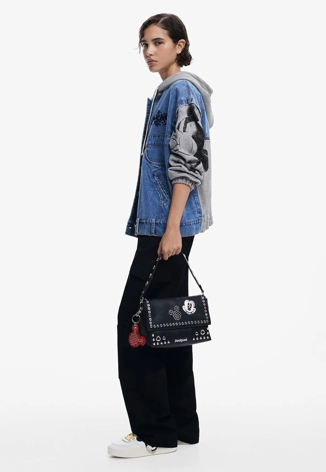 Desigual Medium Mickey Mouse™ Studded Bag