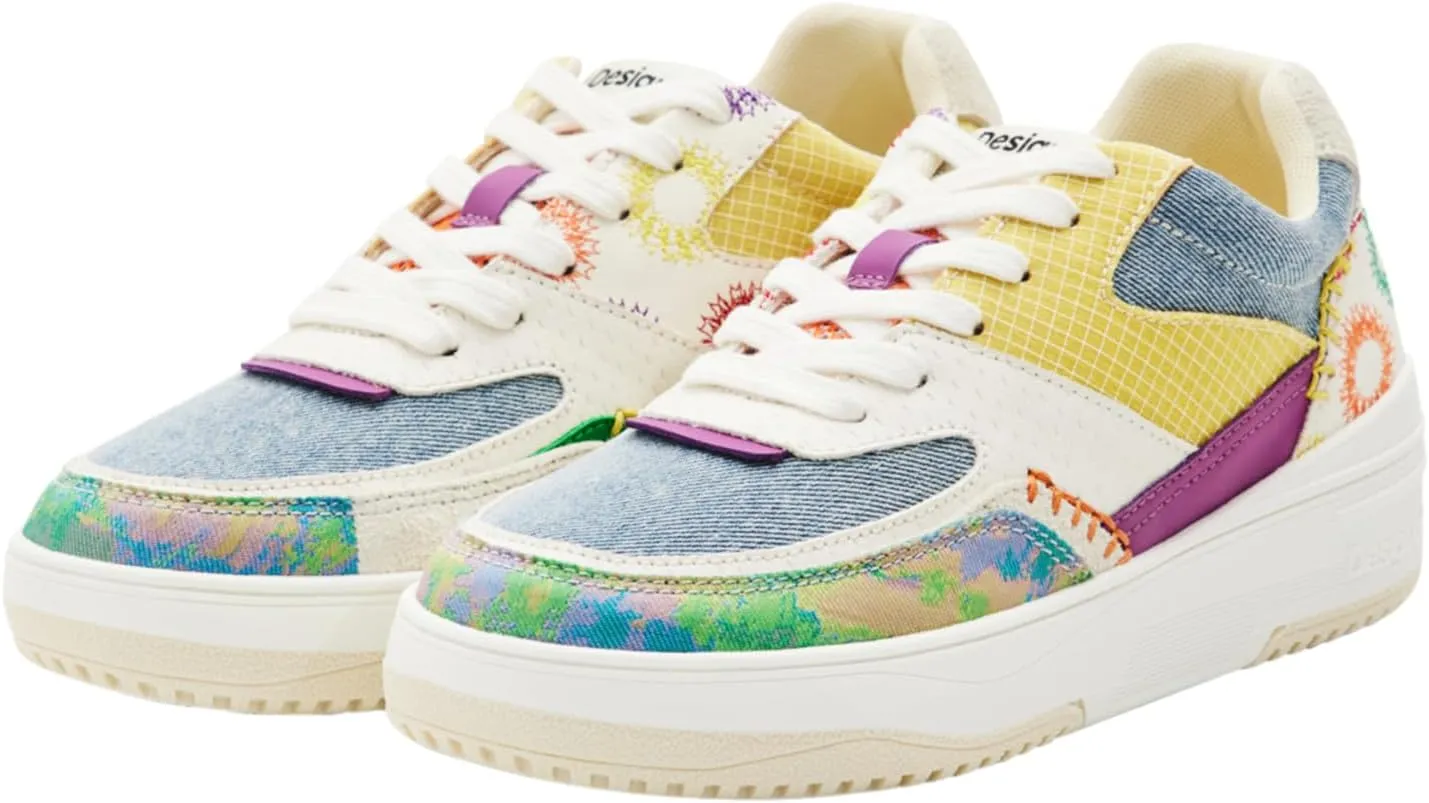 Desigual Men's Shoes 4 Woman Fabric Sneakers Low