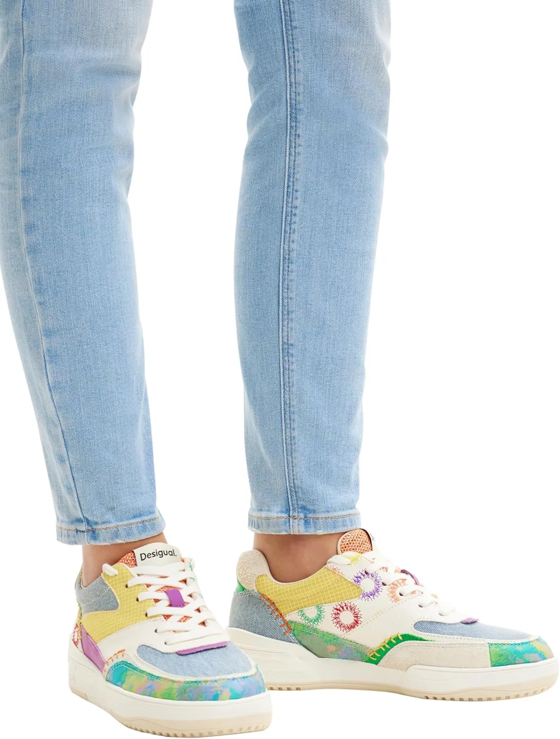 Desigual Men's Shoes 4 Woman Fabric Sneakers Low
