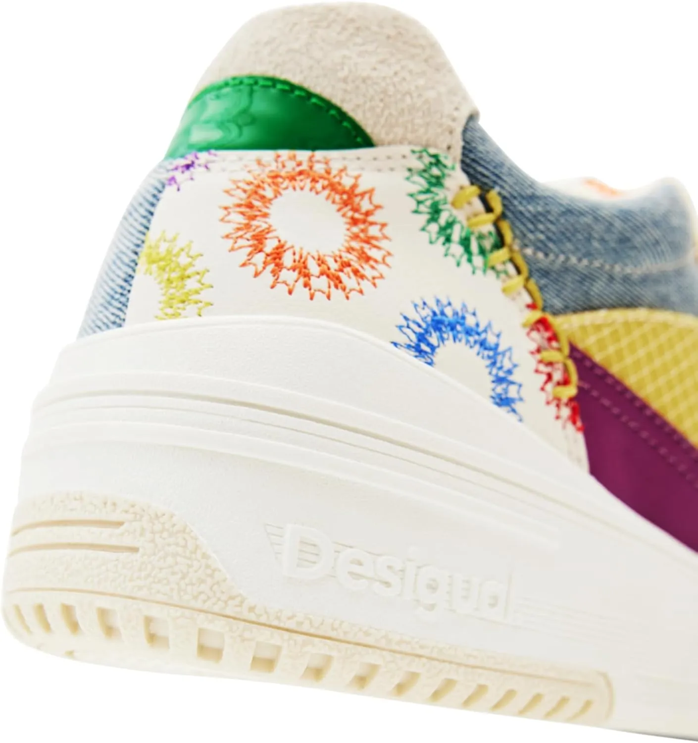 Desigual Men's Shoes 4 Woman Fabric Sneakers Low