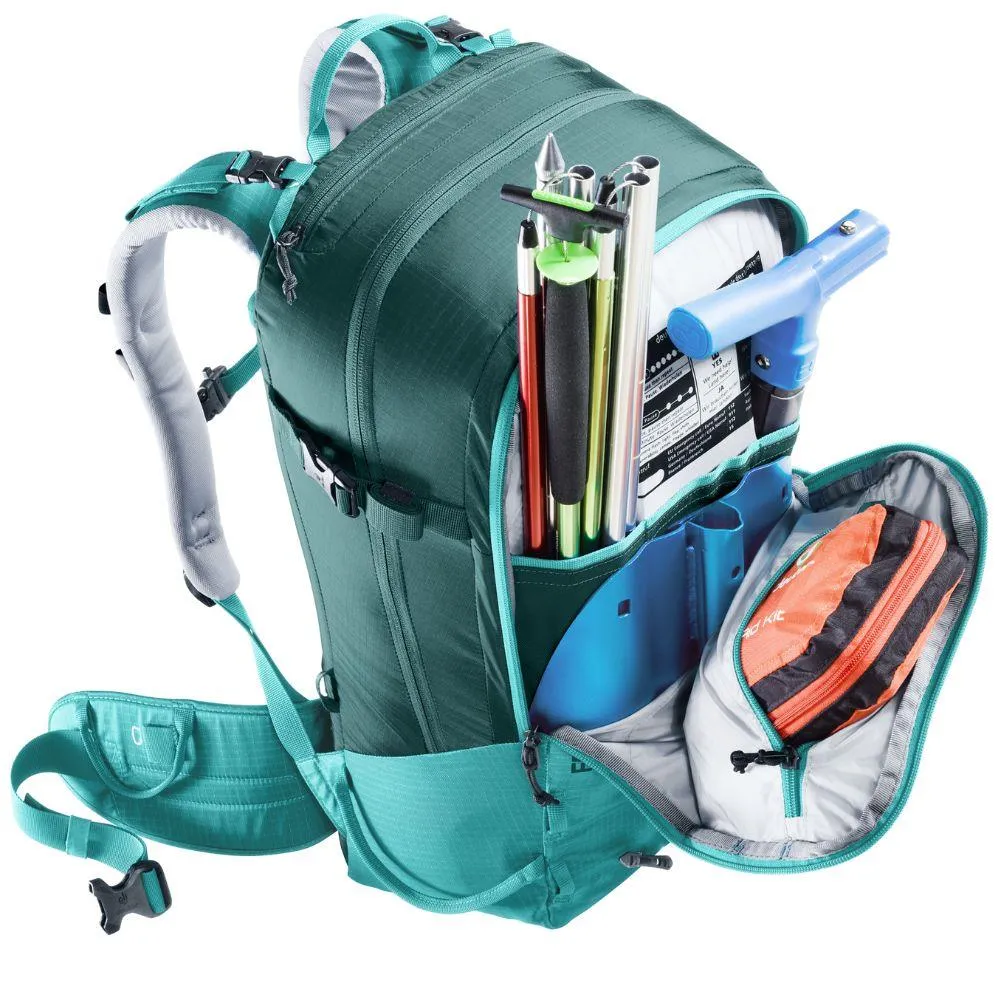 Deuter Women's Freerider 28 Sl Ski Tour Backpack (Dustblue/Deepsea)