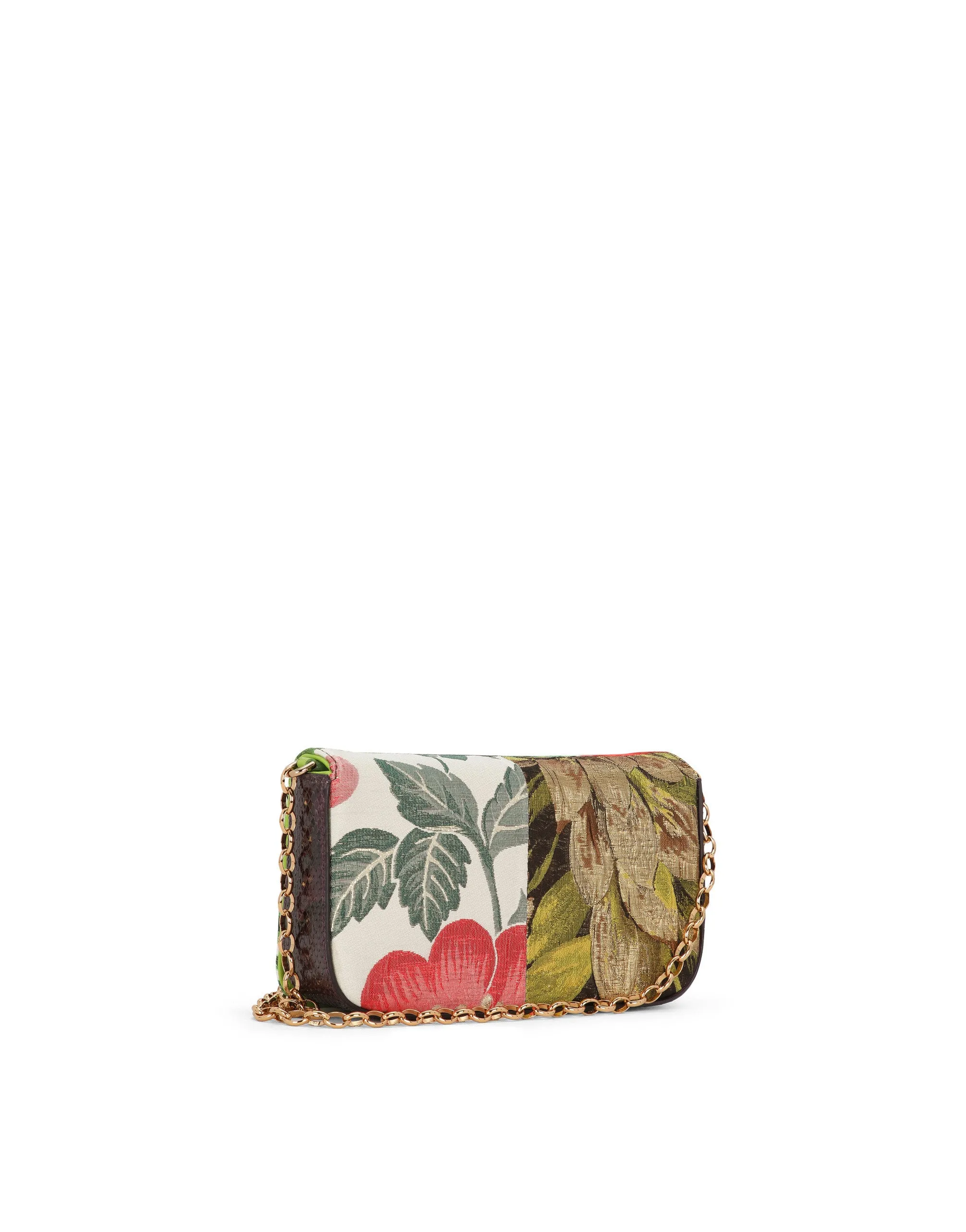 DG Girls clutch in patchwork fabric and ayers