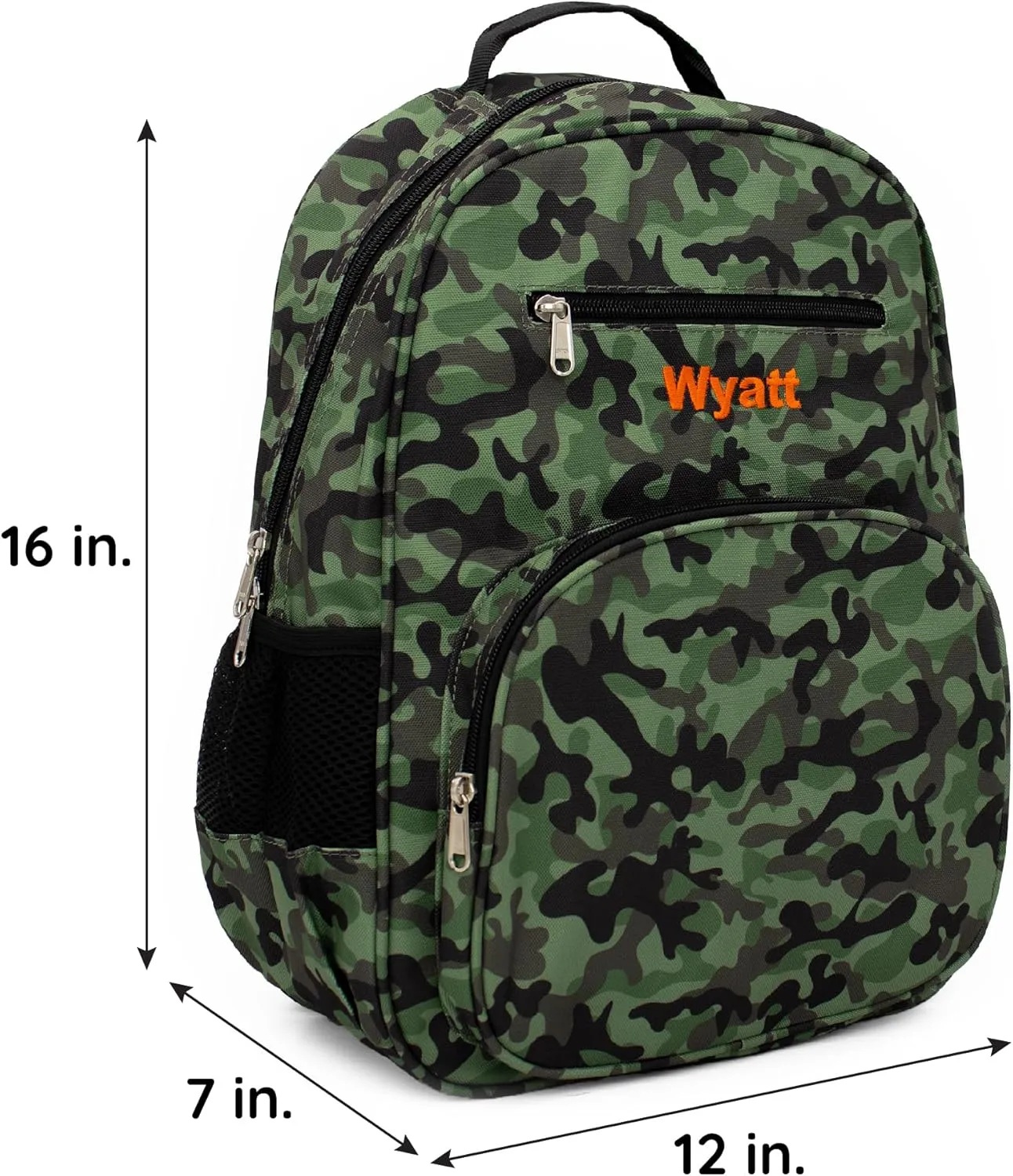 DIBSIES Personalized Adventure Collection Backpack (Green Camo)