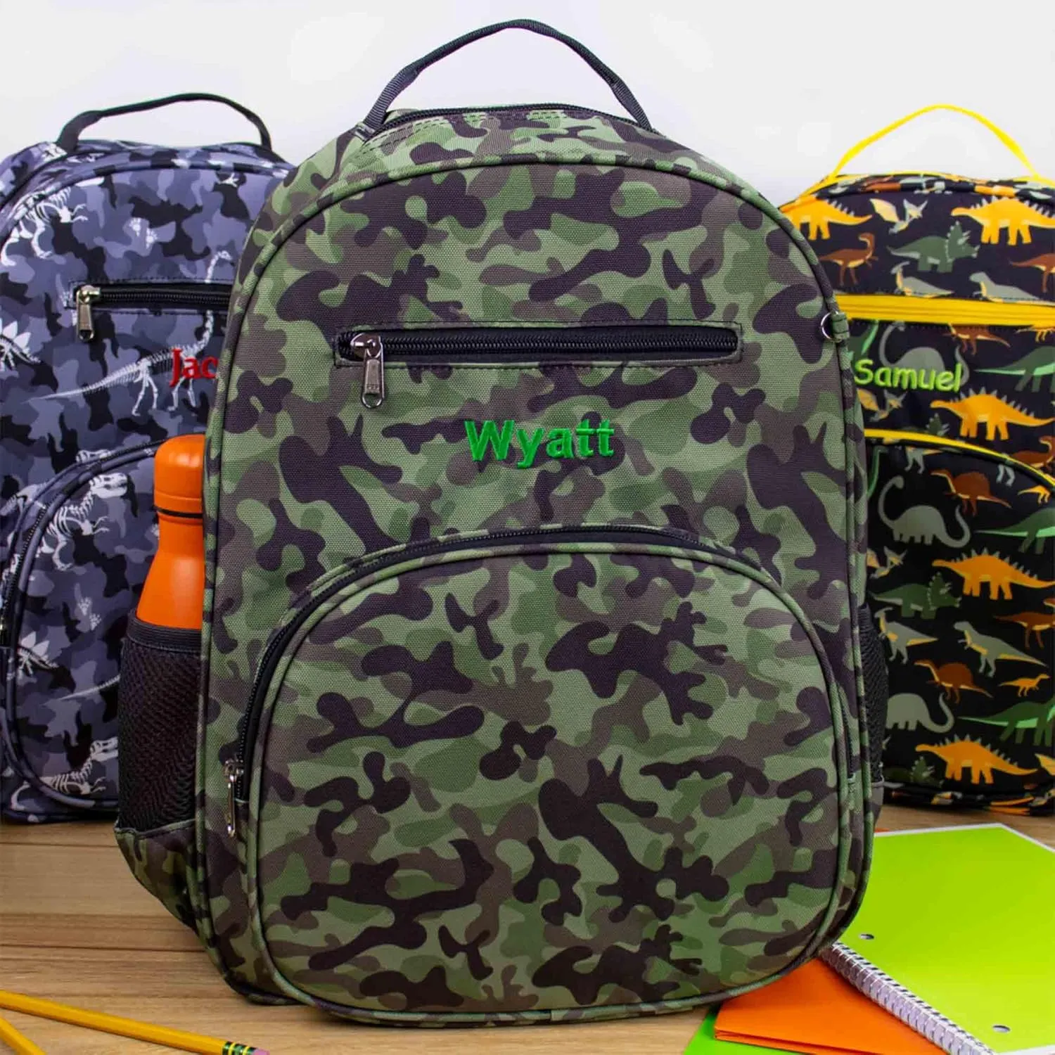 DIBSIES Personalized Adventure Collection Backpack (Green Camo)