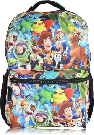 Disney Toy Story Backpack For Kids - Woody, Buzz Lightyear, Jessie, Bo Peep, Forky Bookbag For Toddlers, Boys, Girls - Officially Licensed Pixar Backpacks - Great Bag For Gym, Park and Camp