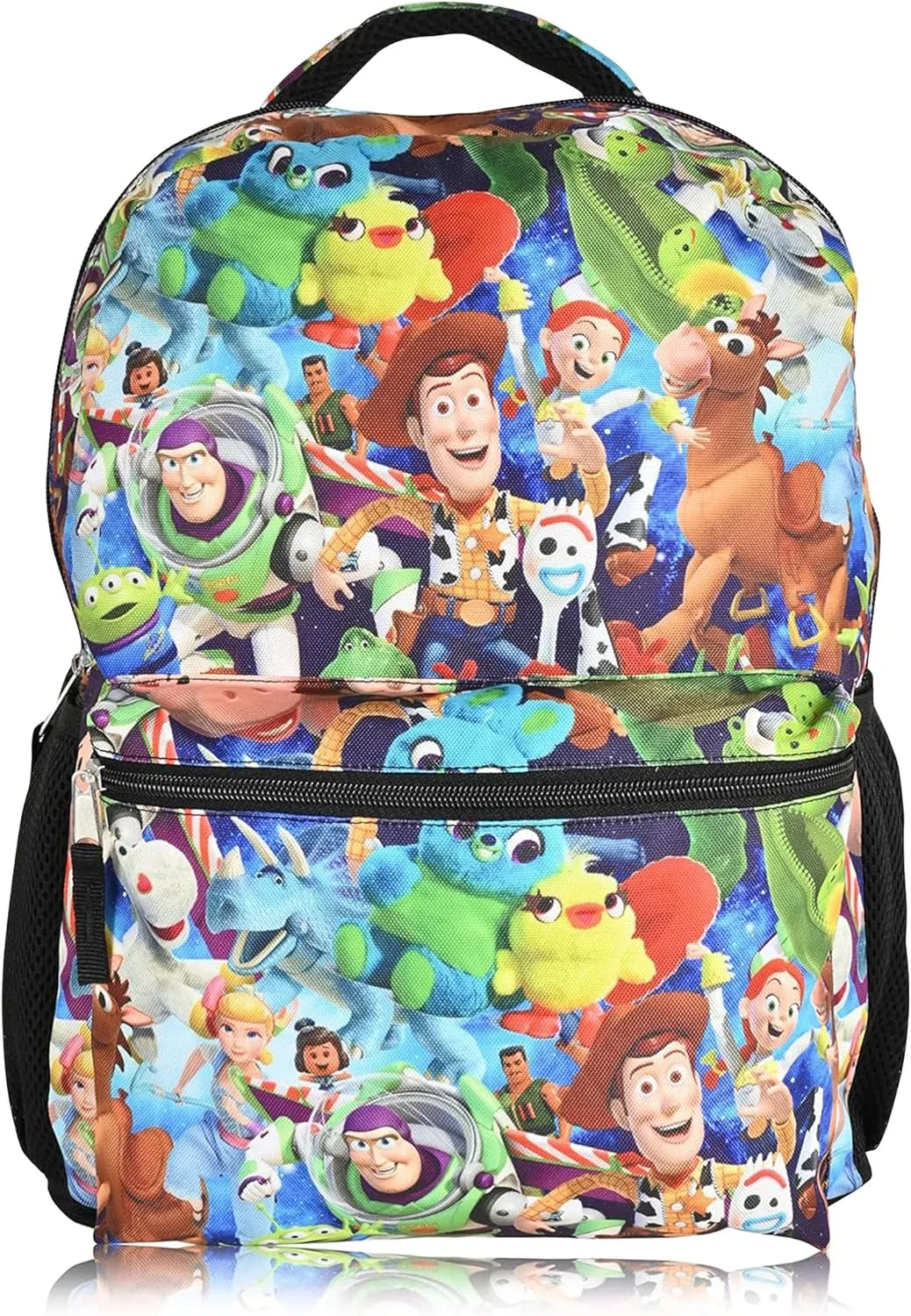 Disney Toy Story Backpack For Kids - Woody, Buzz Lightyear, Jessie, Bo Peep, Forky Bookbag For Toddlers, Boys, Girls - Officially Licensed Pixar Backpacks - Great Bag For Gym, Park and Camp
