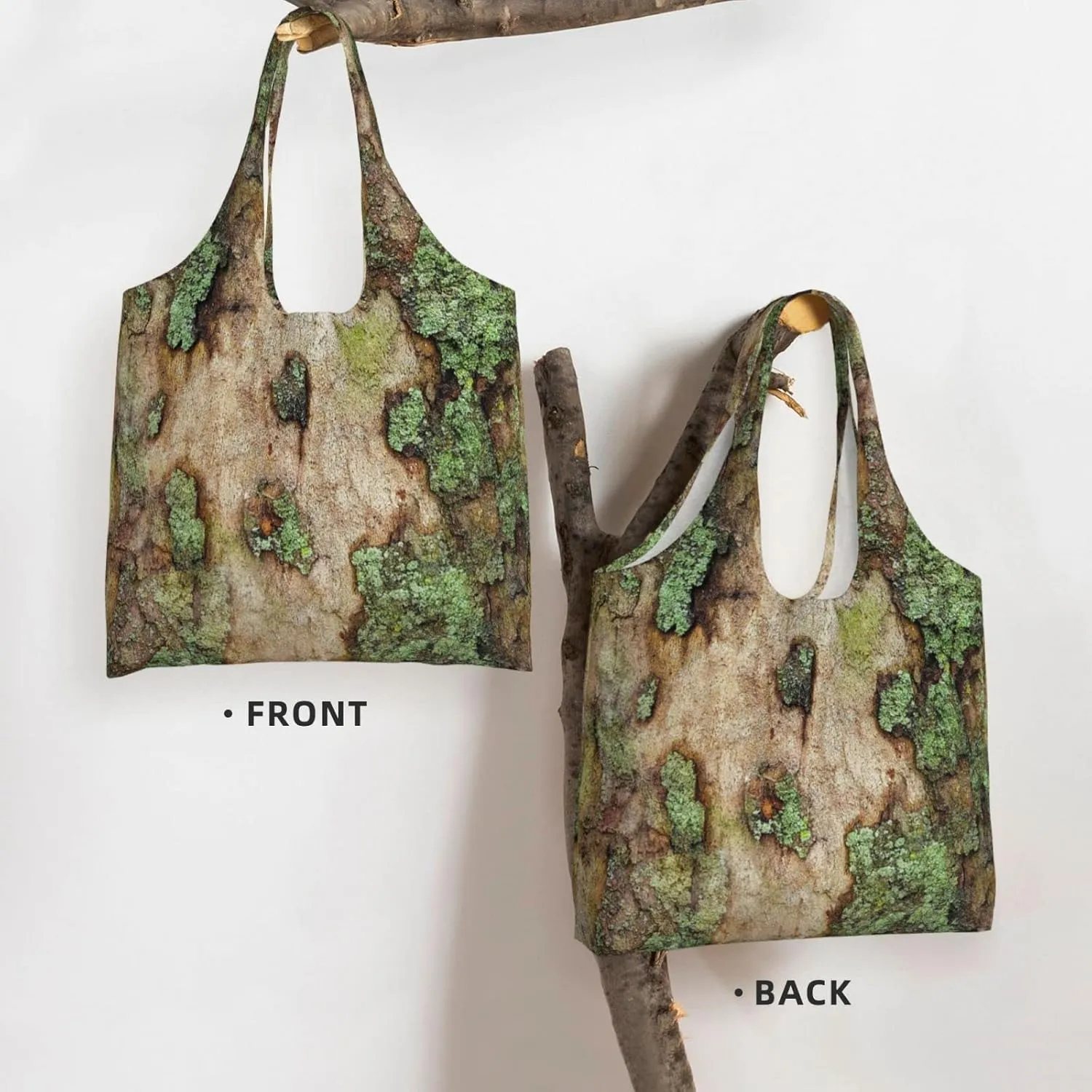 DKJlitter Fashion Canvas Tote Bag, Reusable Grocery Shopping Bag, Large capacity shopping bag Daily Utility Bag