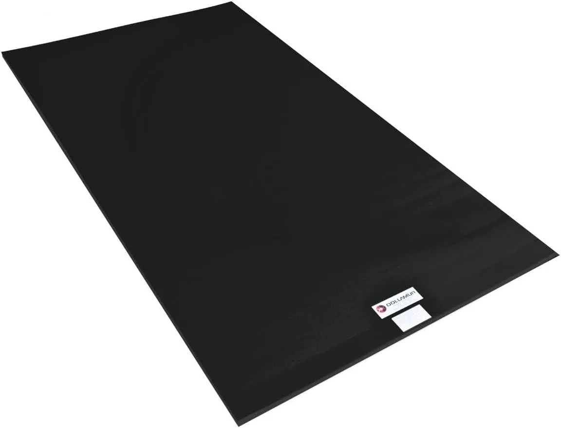 Dollamur 5'x10'x1.25" Wrestling Mat, Black, Workout, Exercise, Gymnastics, Yoga