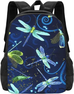 Dragonflies Lightweight Packable Backpack Travel Casual Large Capacity Daypack Foldable Backpack For Men Women