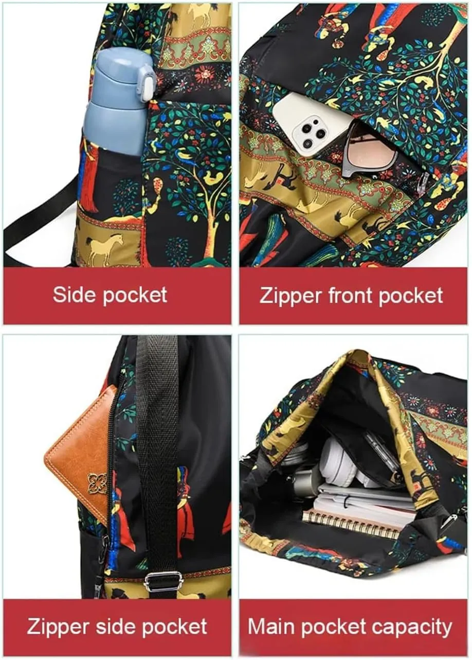 Drawstring Foldable Large Capacity Dry-wet Separation Travel Sports Backpack,Waterproof Lightweight Drawstring Gym Bag (2Pcs-c)