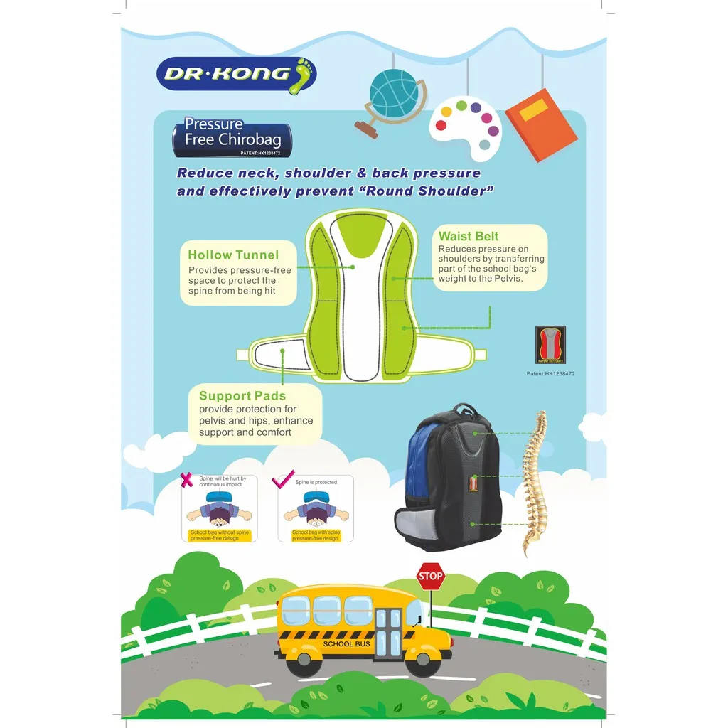DR.KONG BACKPACKS M SIZE DK-1200307-BLU(RP : $119.90)