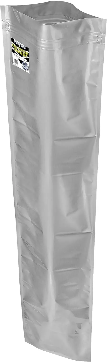 Dry-Packs 12x52 Anti-Corrosion Rifle & Shotgun Storage Bag Airtight & Waterproof Shipping Bag, Silver, Protects Firearms from Rust & Moisture