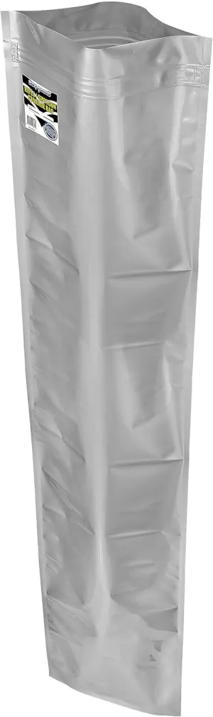 Dry-Packs 12x52 Anti-Corrosion Rifle & Shotgun Storage Bag Airtight & Waterproof Shipping Bag, Silver, Protects Firearms from Rust & Moisture