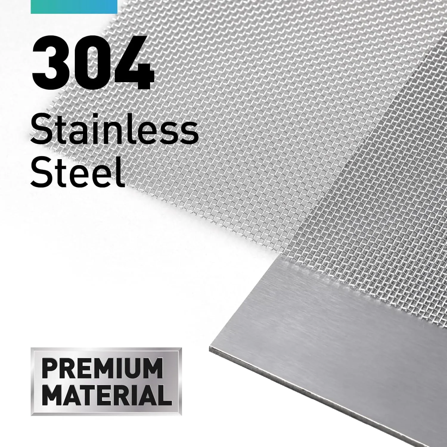 Durable Stainless Steel Mesh Window Screen Roll, 37" x16’ Metal Window Screen Replacement,Silver Woven Wire Mesh Screen for Window, Door, Patio,Pet
